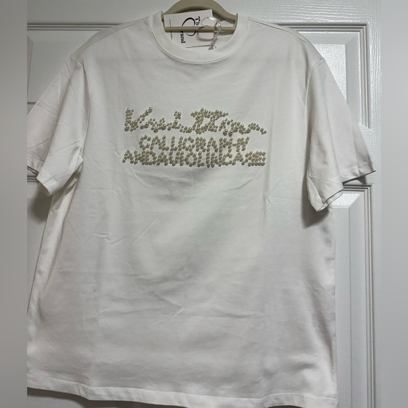 Tops - White‎ Graphic T-Shirt